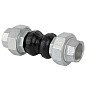Компенсатор EPDM с оцинкованными чугунными резьбовыми патрубками DN 25 PN 16 Рашворк 505-025-16 купить в Челябинске | "Проконсим"