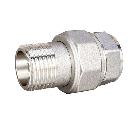 Американки латунные DN 15-50 PN 40 никелированные муфта-штуцер прямые LD Pride купить в Челябинске | "Проконсим" Американки латунные DN 15-50 PN 40 никелированные муфта-штуцер прямые LD Pride купить в Челябинске | "Проконсим"