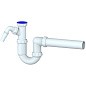 Сифон для умывальника Unicorn Y510V, 40х40 прямой отвод, 1 1/2'' х40 преходник 40х32 купить в Челябинске | "Проконсим"