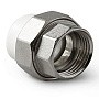 Муфта комбинированная ПП 25-1'' PN 25 разъёмная с внутренней резьбой белая Pro Aqua PA20015 купить в Челябинске | "Проконсим"
