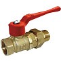 Краны латунные шаровые 11Б27п1 DN 25-32 PN 40 рычаг американка БАЗ А.А31.1 купить в Челябинске | "Проконсим"