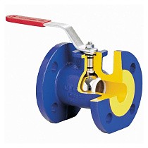 Кран шаровой DN 200 PN 16 чугунный 400мм уплотнение PTFE фланцевый полный проход с ISO Zetkama zBAL.565  купить в Челябинске | "Проконсим"