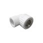 Угольник ПП 20-1/2'' PN 25 белый VALFEX Pro купить в Челябинске | "Проконсим"
