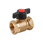 Кран шаровой латунный DN 15-20 PN 16 для 2-трубной системы муфта-муфта купить в Челябинске | "Проконсим"