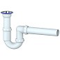 Сифон для умывальника Unicorn Y110, 40х40 прямой отвод, 1 1/2'' х40 чаша из нержавеющей стали купить в Челябинске | "Проконсим"
