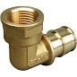 Угольник латунный для PEX труб 16-1/2'' PN 10 OP под надвижную гильзу с внутренней резьбой ONE PLUS купить в Челябинске | "Проконсим"