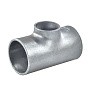 Тройник стальной Дн 89х3-57х3,5 (DN 80х50) переходной оцинкованный 2 исполнение ГОСТ 17376-2001