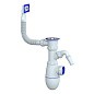 Сифон для мойки Unicorn В440V, без отвода, 1 1/2'' х40 чаша из нержавеющей стали, прямоугольный перелив купить в Челябинске | "Проконсим"