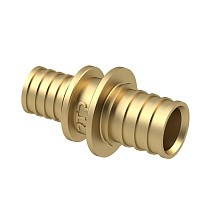 Муфты латунные для PEX-PEX труб DN 20-40 PN 16 переходные под надвижную гильзу РосТурПласт купить в Челябинске | "Проконсим"
