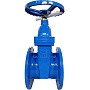 Задвижка чугунная 30ч39р DN 150 PN 10(16) с обрезиненным клином EPDM до 120гр. фланцевый ручной СИБЗТА купить в Челябинске | "Проконсим" (930130205)