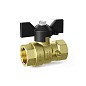 Кран латунный шаровой DN 15 PN 16 под манометр G1/2''-М20х1,5'' муфта-муфта бабочка LD Pride 44.340.15.20 купить в Челябинске | "Проконсим"