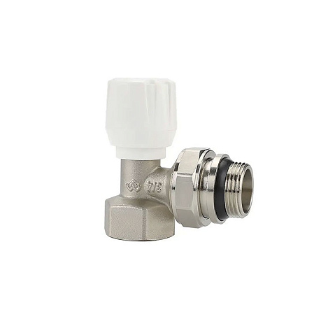 Клапан радиаторный VARMEGA VM10013 DN20 PN10 угловой G-3/4'' с уплотнением муфта-штуцер купить в Челябинске | "Проконсим"