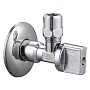Кран латунный шаровой угловой MVI BV.464 DN 15-цанга 10 PN 10 наружная-M10 штуцер бабочка купить в Челябинске | "Проконсим"