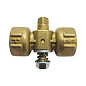 Кран латунный шаровой 11Б18бк(у)2 DN 15 PN 16 под манометр G1/2''хG1/2'' без контрольного фланца муфта-муфта без рычага Пензапромарматура купить в Челябинске | "Проконсим"