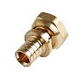 Муфта латунная для PEX труб 25-3/4'' под надвижную гильзу c накидной гайкой MVI SF.624.0605 купить в Челябинске | "Проконсим"