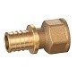 Муфта латунная для PEX DN 25- ВР 1'' под надвижную гильзу PLP купить в Челябинске | "Проконсим"