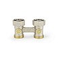Узелы нижнего подключения VARMEGA VM141 DN20 прямой двухтрубный 3/4''x3/4'' евроконус муфта-штуцер купить в Челябинске | "Проконсим"