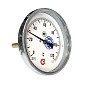 Термометр биметаллический D100 L100мм латунный 0+150/160гр.осевой купить в Челябинске | "Проконсим"