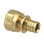Муфта латунная для PEX труб  16-3/4''  PN 16  под надвижную гильзу с внутренней резьбой  РосТурПласт купить в Челябинске | "Проконсим"