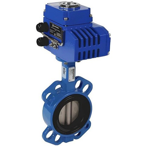 Затвор дисковый поворотный DN 250 PN 10(16) межфланцевый с диском из чугуна уплотнение-EPDM электропривод Э.Н-ЧФ-600 СИБЗТА купить в Челябинске | "Проконсим"