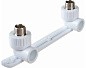 Угольник установочный двойной ПП 20-1/2'' PN 25 с наружной резьбой белый РТП 10703 купить в Челябинске | "Проконсим"