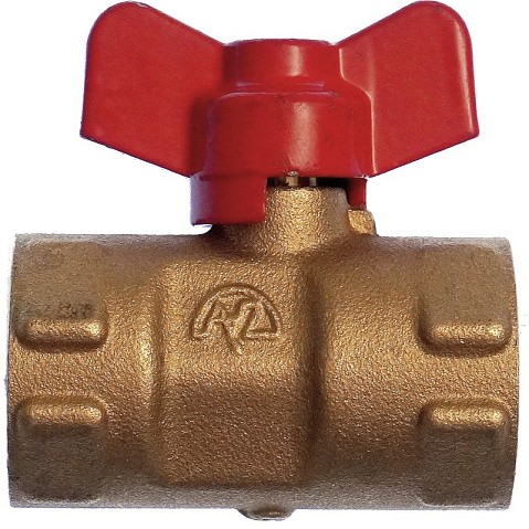 Кран латунный шаровой 11Б27п(М)2 DN 15 PN 16 трёхходовой под манометр G1/2''хG1/2'' муфта-муфта бабочка Пензапромарматура купить в Челябинске | "Проконсим"