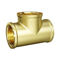 Тройники латунные DN 15-50 PN 40 муфта-муфта-муфта LD Pride купить в Челябинске | "Проконсим"
