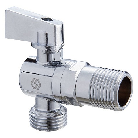 Краны латунные шаровые угловые MVI BV.463 DN 15-15 PN 10 штуцер бабочка купить в Челябинске | "Проконсим"