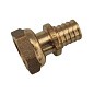 Муфта латунная для PEX труб  25-3/4''  PN 16  под надвижную гильзу с накидной гайкой  РосТурПласт купить в Челябинске | "Проконсим"