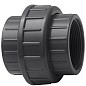 Муфта разборная НПВХ DN 20-1/2" PN 16 клеевая с внутренней резьбой черная Aquaviva BOG20120 купить в Челябинске | "Проконсим"