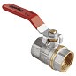 Кран латунный шаровой MVI AquaHit BV.311.04 DN 20 PN 25 рычаг муфта-муфта полнопроходной никелированный купить в Челябинске | "Проконсим"