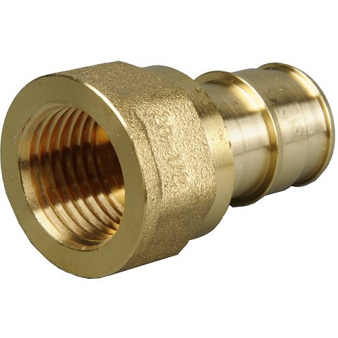 Муфта латунная для PEX труб 16-1/2'' PN 10 OP под надвижную гильзу с внутренней резьбой ONE PLUS купить в Челябинске | "Проконсим"