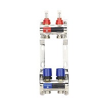 Коллекторные группы из латуни DN 25 PN 6 с расходомерами, без дренажного крана и воздухоотводчика VARMEGA купить в Челябинске | "Проконсим"