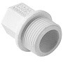 Заглушка резьбовая ПП  3/4'' PN 25 с наружной резьбой белая Pro Aqua PA15510P