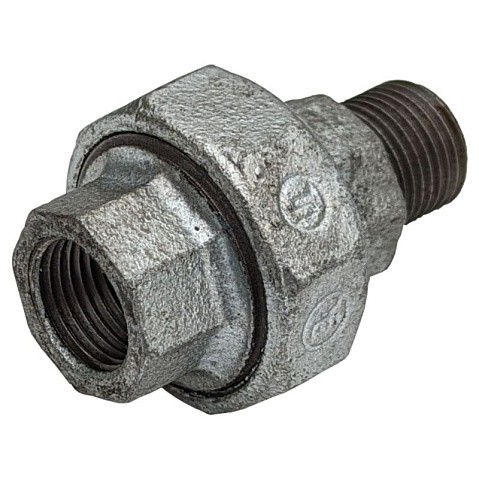 Американка чугунная оцинкованная DN40 PN16 м-шт с прокладкой Fittex Plus купить в Челябинске | "Проконсим"