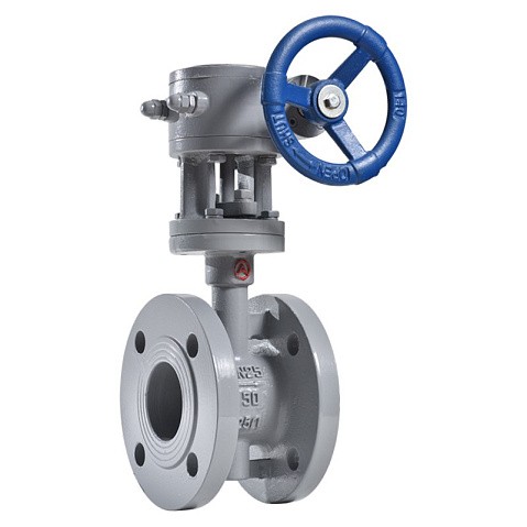 Затвор стальной дисковый DN 450 PN 16 до 425гр. с тройным эксцентриситетом фланцевый с редуктором Арма-Пром ЗПД-САЗ купить в Челябинске | "Проконсим"