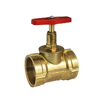  Клапан латунный пожарный прямой DN50 PN16 под газовый ключ муфта-муфта Цветлит  со склада Проконсим в Челябинске