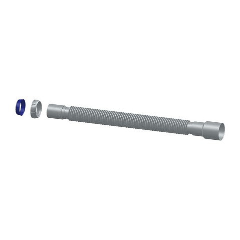 Труба гофрированная Unicorn D155, 40х50 гибкий отвод, 1 1/2'' х40 с уплотнительным кольцом, 1500мм купить в Челябинске | "Проконсим"